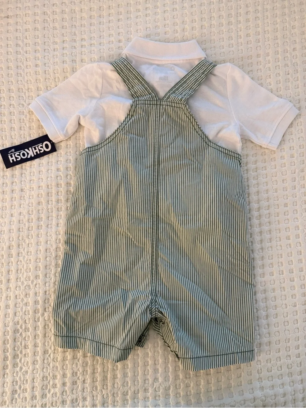 OshKosh B’Gosh Baby Boy Overall & Polo Set